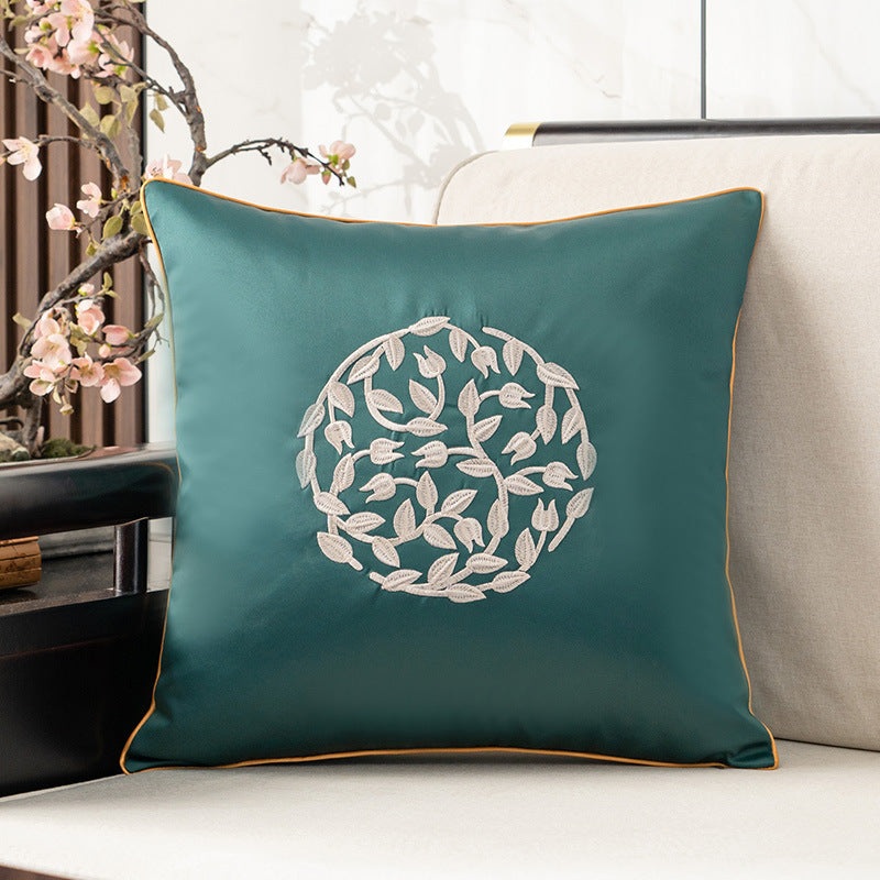 Decorative Embroidered Throw Pillow