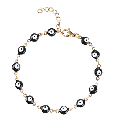 Colorful Evil Eye Charm Bracelet Acalora