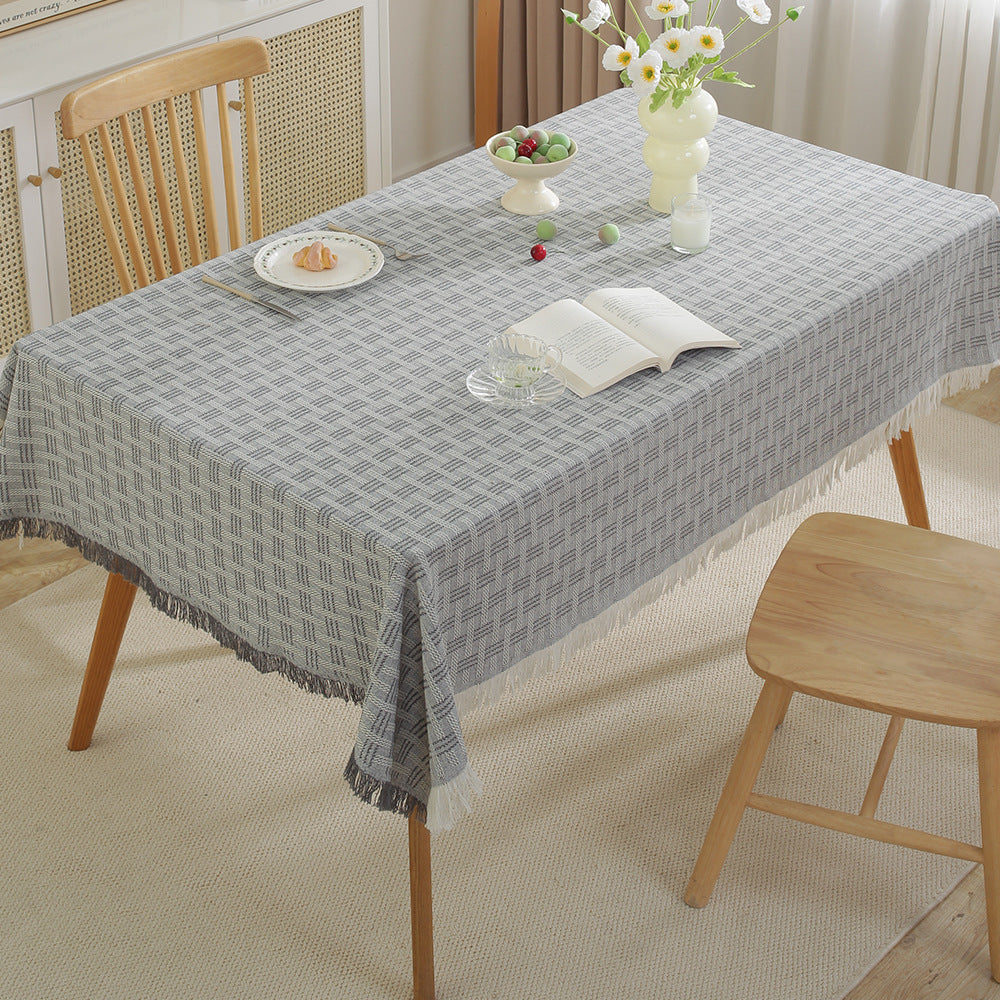 Elegant Textured Tablecloth