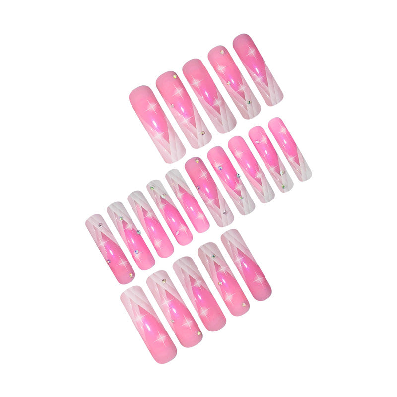 Elegant 3D Gradient Nail Art Acalora