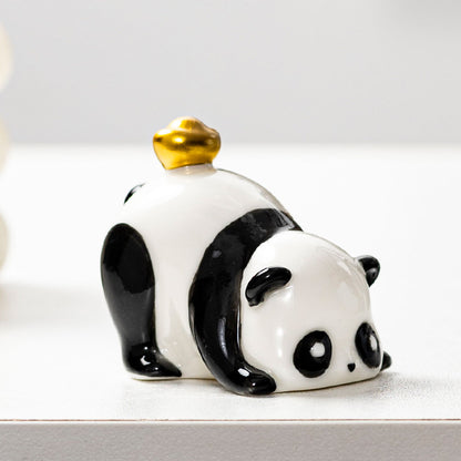 Cute Panda Decorative Figure Acalora