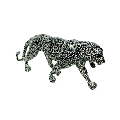 Decorative leopard figure made of resin Acalora
