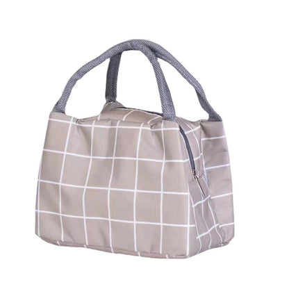 Stylish Checkered Tote Acalora