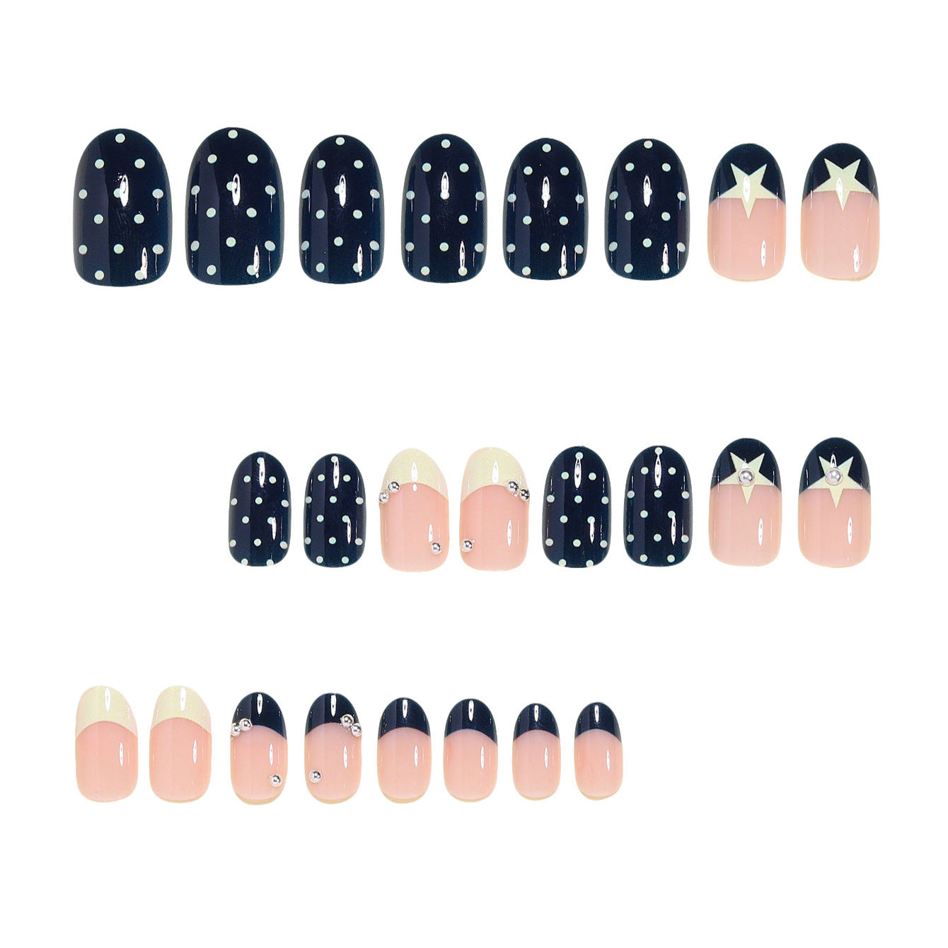 Artistic Press-On Nail Art Set Acalora