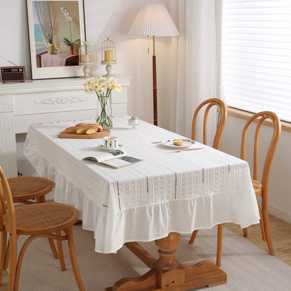 Textured Lace Tablecloth