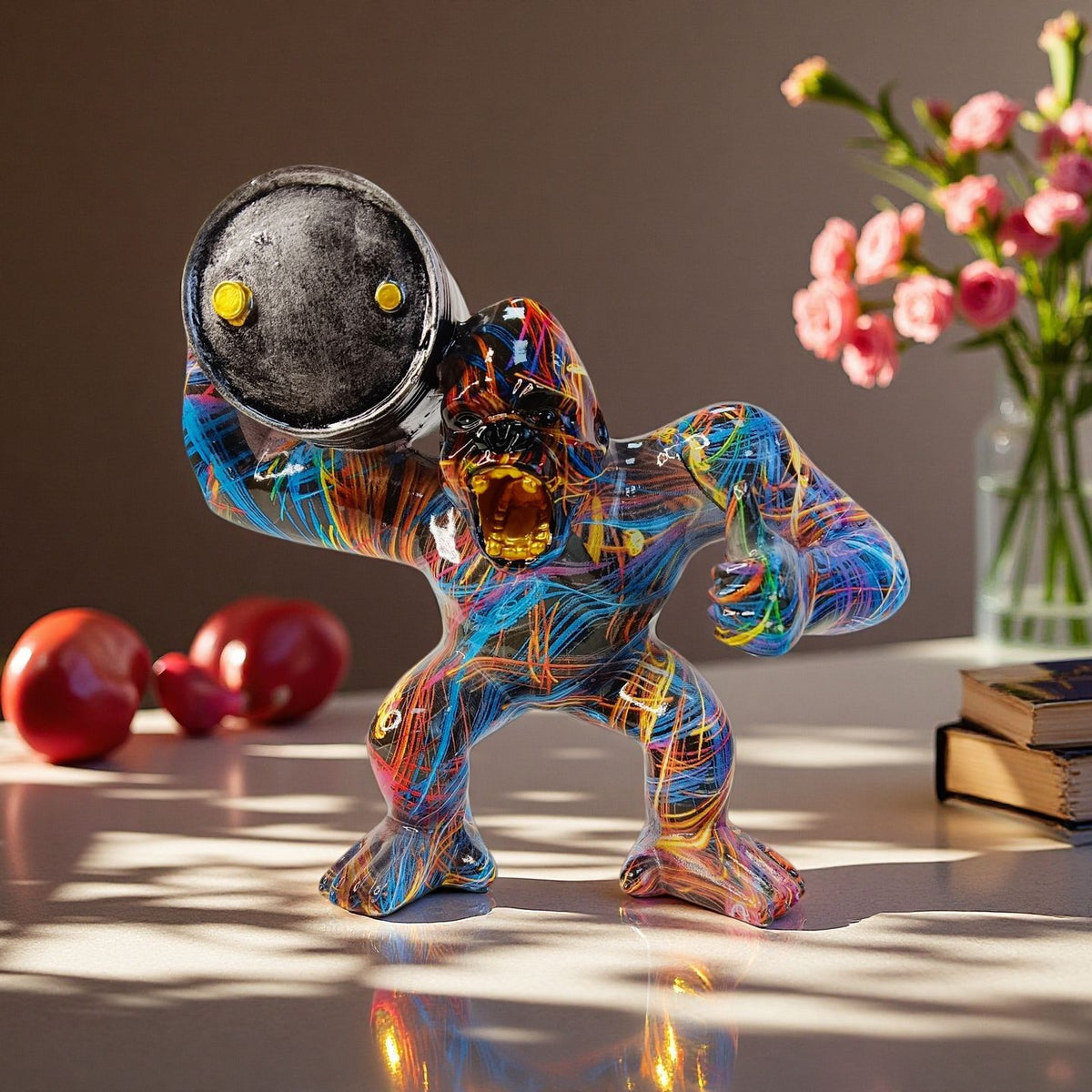 Sporty decorative figure of a weightlifter Acalora