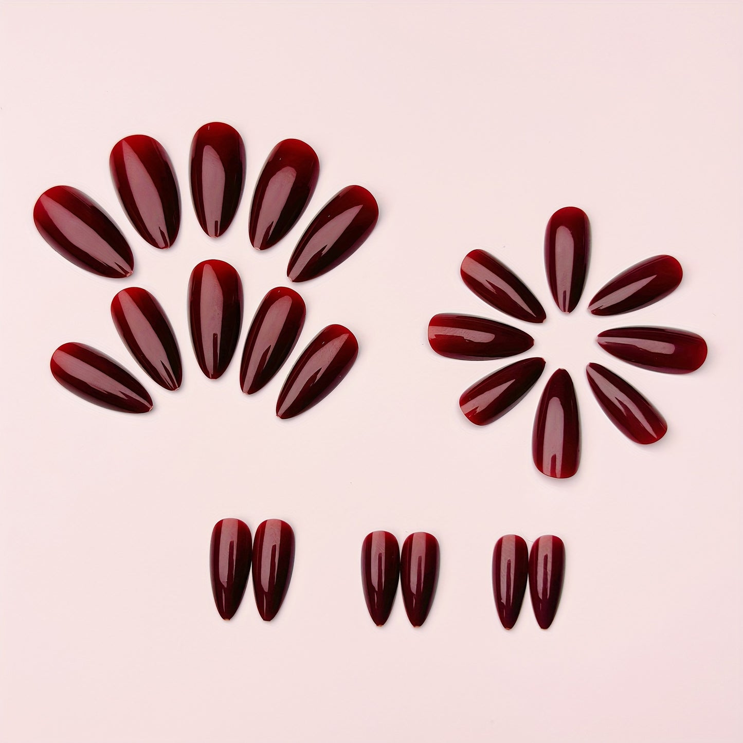 Glossy Stiletto Nail Design Acalora