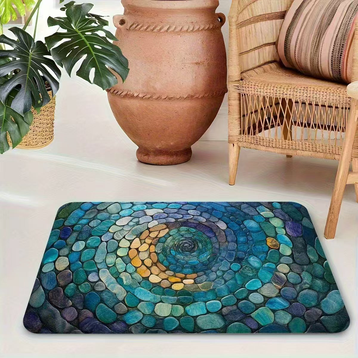 Cartoon-Themed Doormat