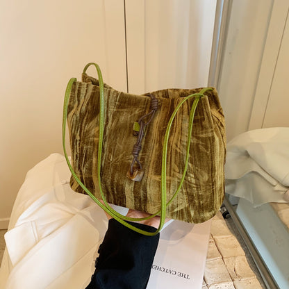 Chic Textured Handheld Tote Bag Acalora