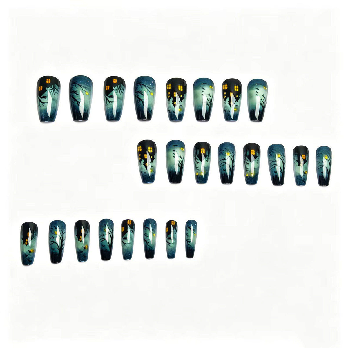 Halloween-Themed Nail Art Set Acalora
