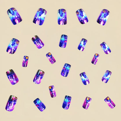Artificial nail set with imaginative fairy tale motifs Acalora