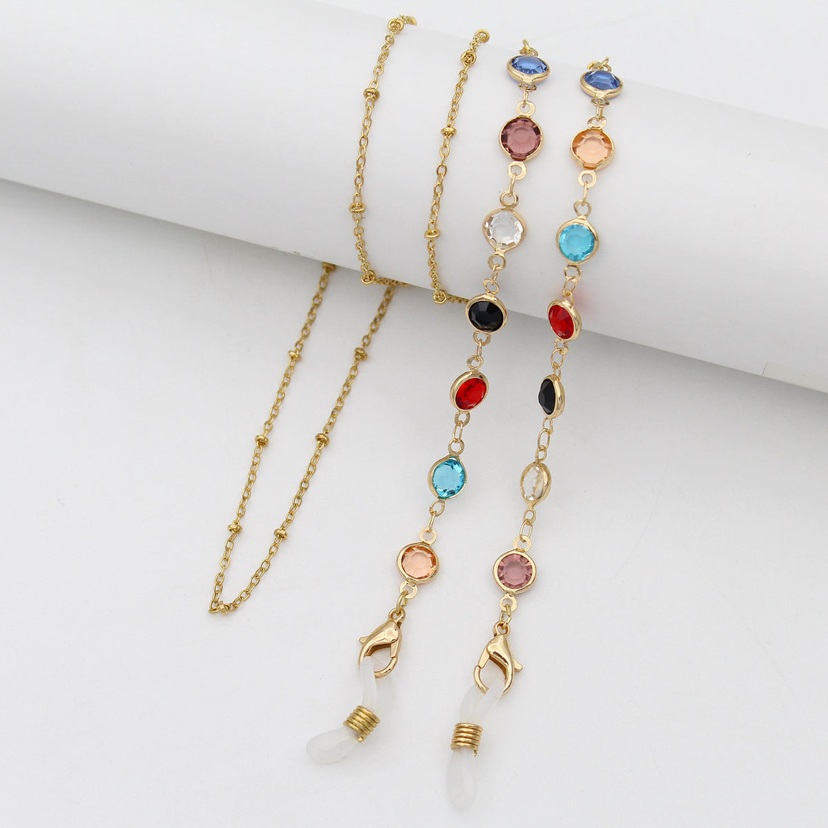Layered Gold Chain Bracelet Acalora