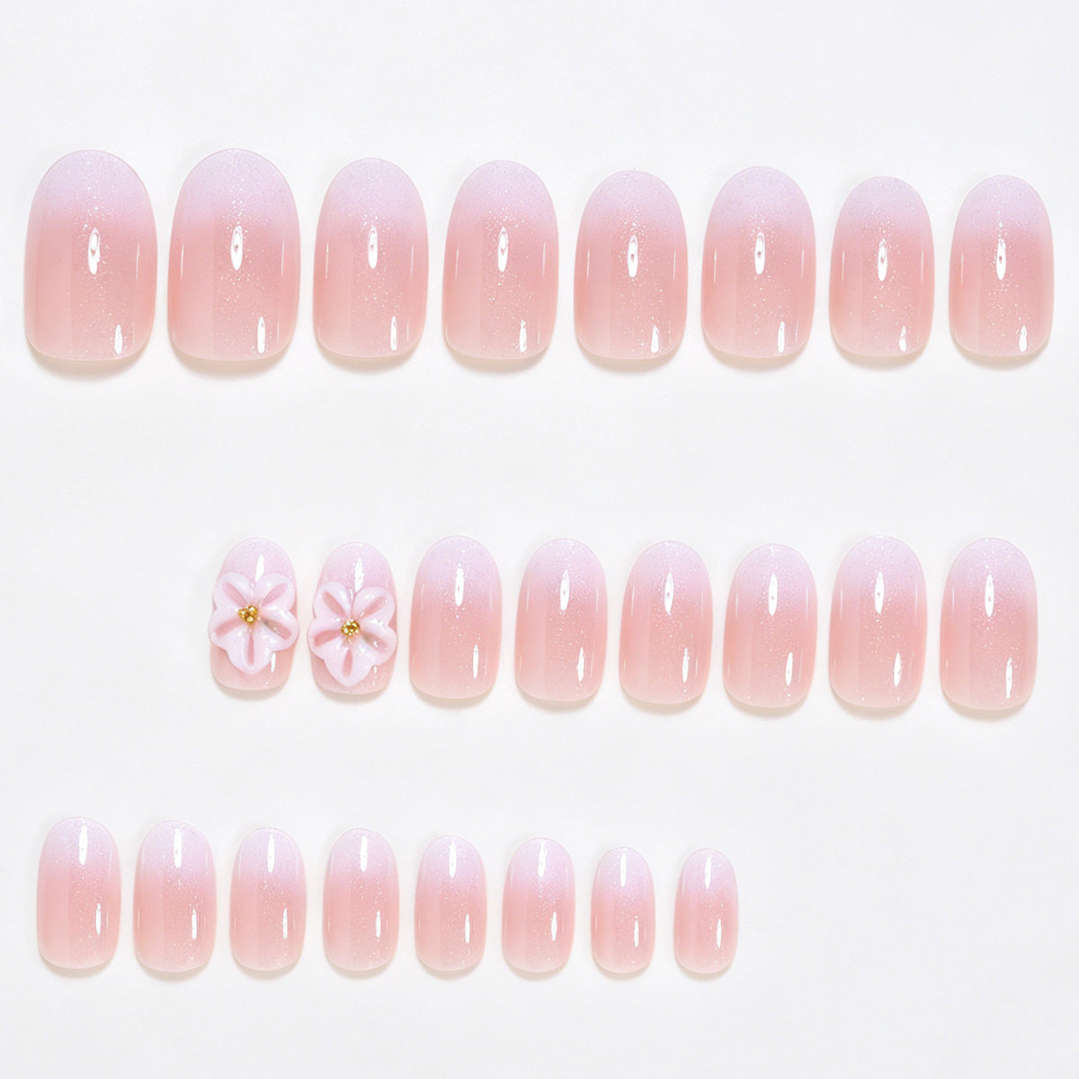 Elegant Floral Nail Art Acalora