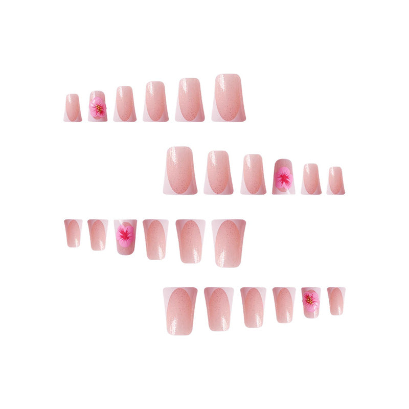 Floral Design Press-On Nails Acalora