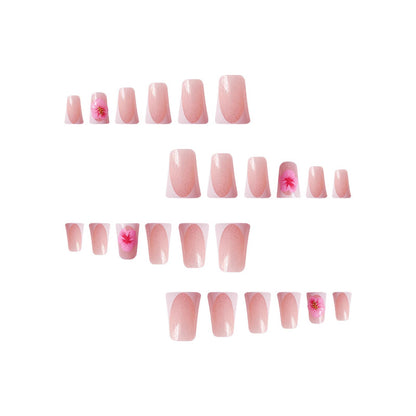 Floral Design Press-On Nails Acalora