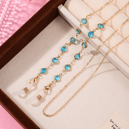 Artistic Beaded Eyewear Chain Acalora