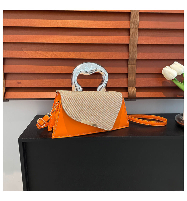 Stylish Geometric Structured Handbag Acalora