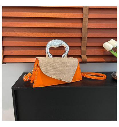 Stylish Geometric Structured Handbag Acalora