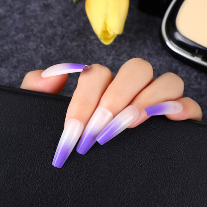 Artificial nails in elegant ombre design Acalora