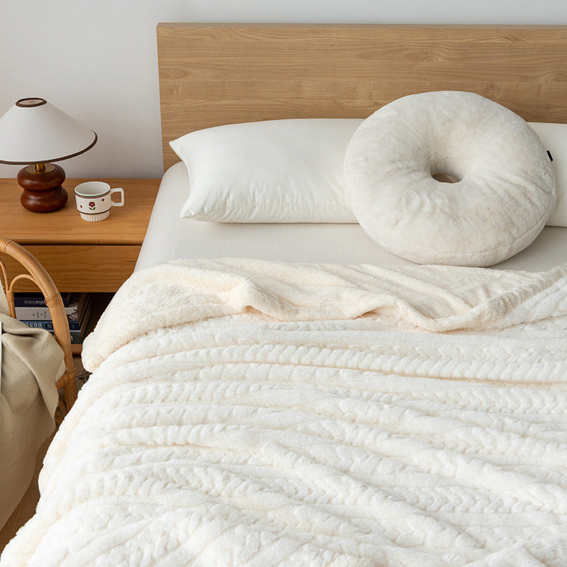 Unisex Plush Throw Blanket
