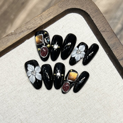 Reusable Press-On Nail Set Acalora