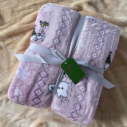 Plush Decorative Throw Blanket