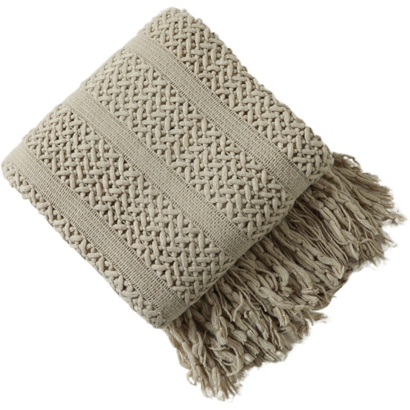 Unisex Cozy Knit Throw Blanket