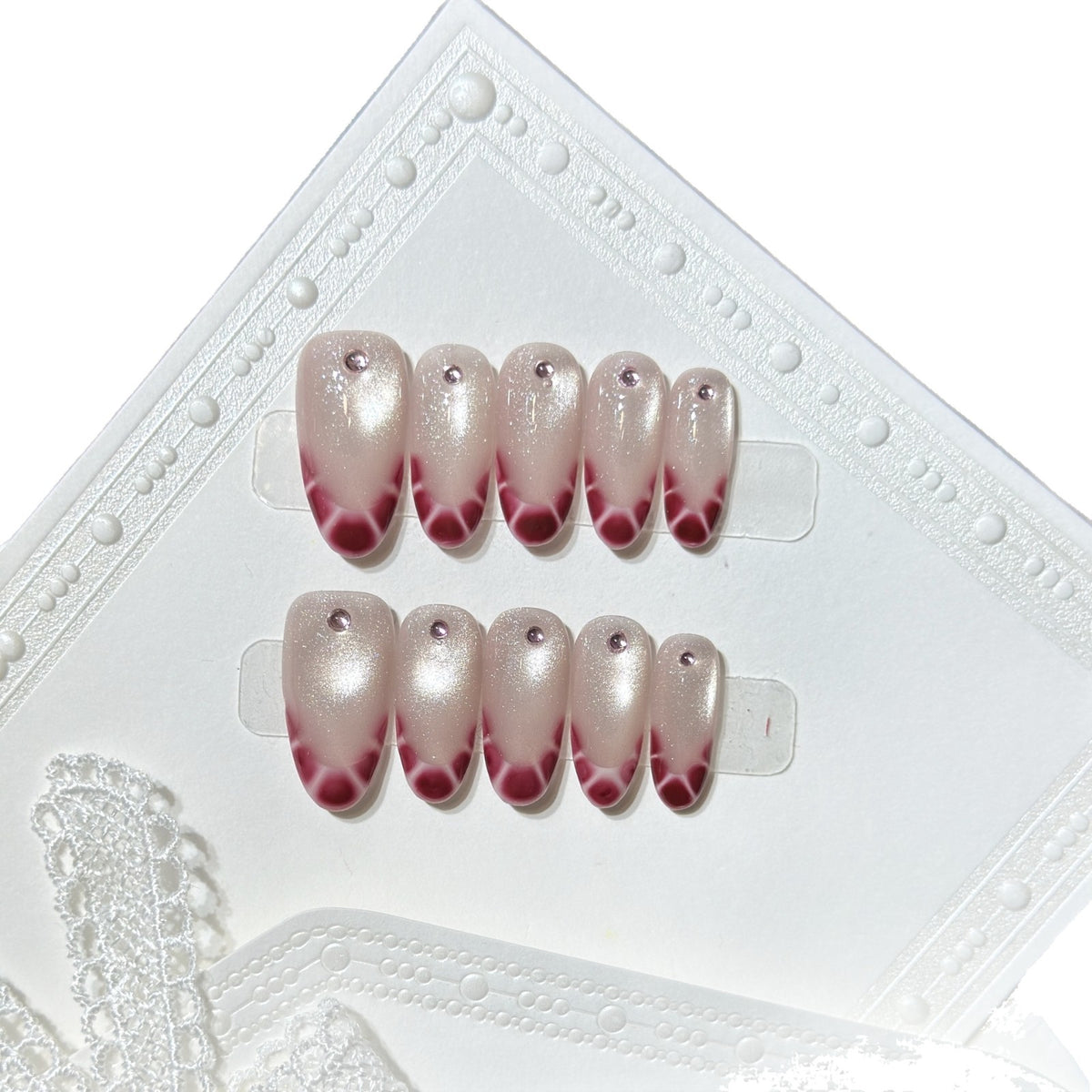 Elegant Gel Press-On Nail Set Acalora