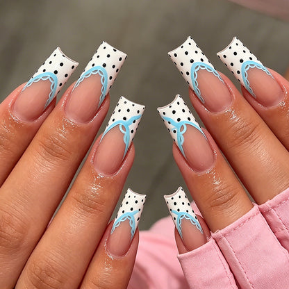 Artistic Long Acrylic Nail Enhancements Acalora