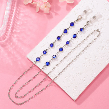 Artistic Beaded Eyewear Chain Acalora