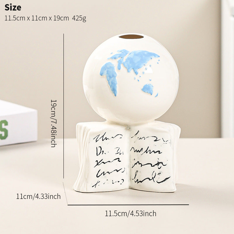 Elegant Ceramic Globe Bank Acalora
