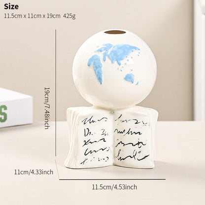 Elegant Ceramic Globe Bank Acalora