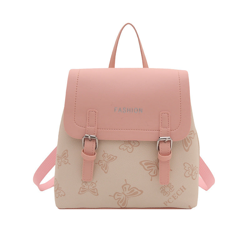 Stylish Butterfly Pattern Mini Backpack Acalora