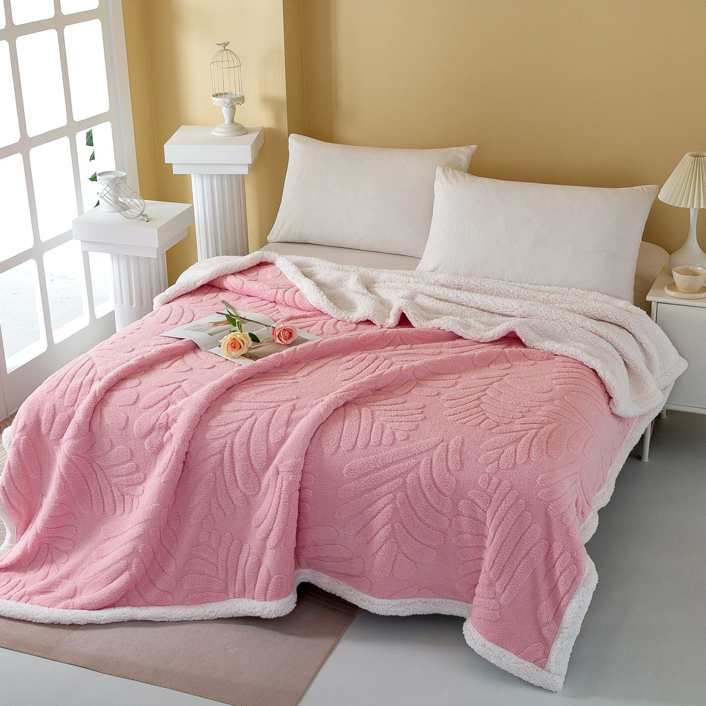 Cozy Fleece Throw Blanket
