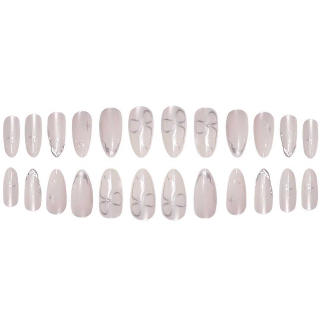 Elegant Stiletto Press-On Nail Art with Glossy Finish Acalora