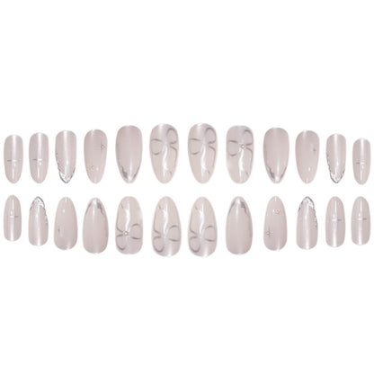 Elegant Stiletto Press-On Nail Art with Glossy Finish Acalora