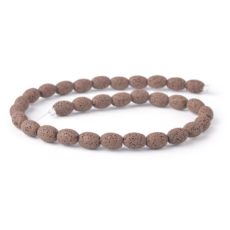 Lava Stone Bead Necklace Acalora
