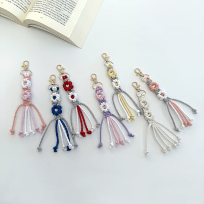 Macrame Keychain with Tassel Acalora