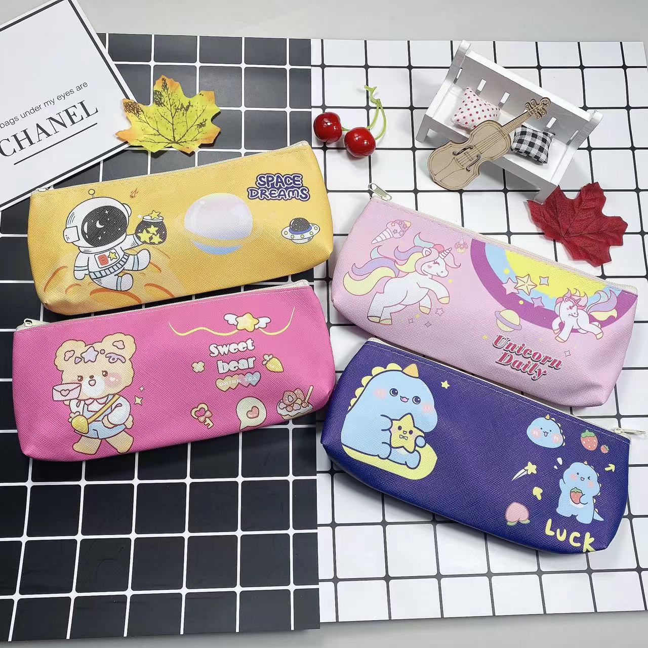 Cute Dinosaur-Themed Pencil Case Acalora