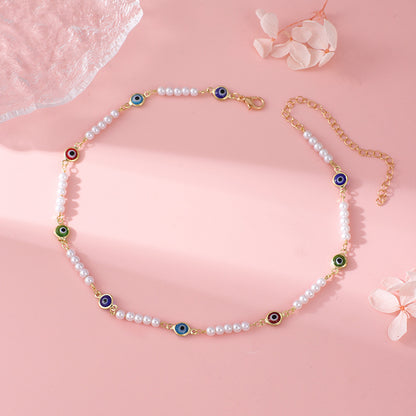 Decorative Pearl and Butterfly Eyewear Chain Acalora
