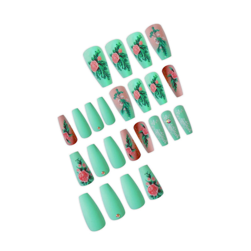 Artistic Floral Design Press-On Nails Acalora 1788434359