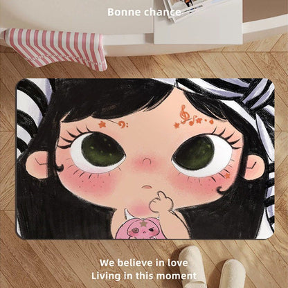 Adorable Cartoon Character Bath Mat
