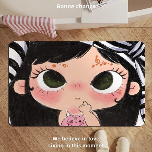 Adorable Cartoon Character Bath Mat