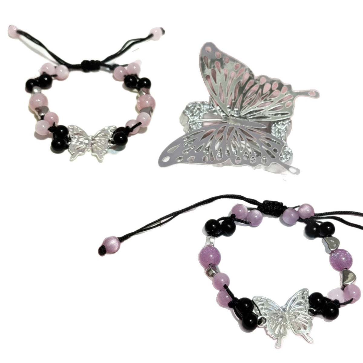 Butterfly Charm Adjustable Bracelet Acalora