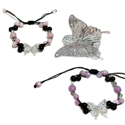Butterfly Charm Adjustable Bracelet Acalora