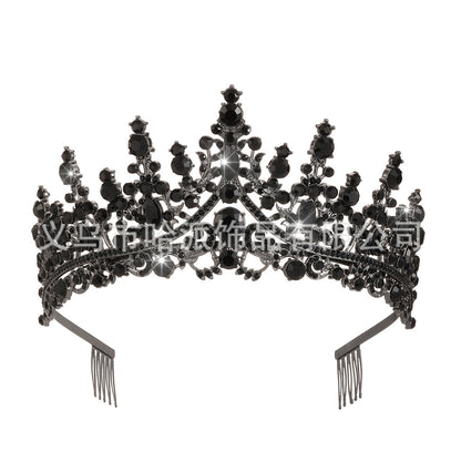 Ladies' Rhinestone Tiara with sparkling gemstone wreath