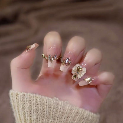 Elegant Floral Design Nail Art Acalora