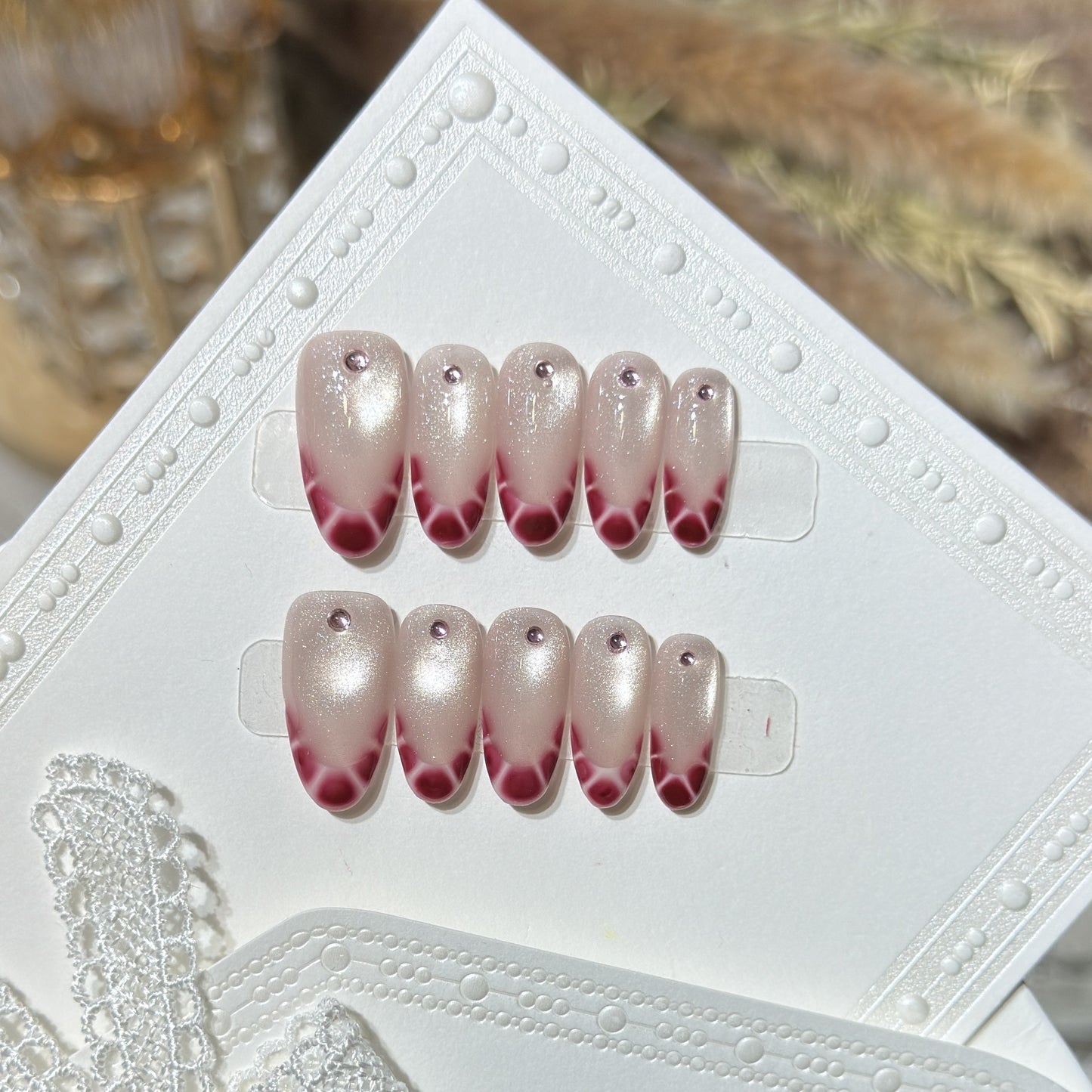 Elegant Gel Press-On Nail Set Acalora