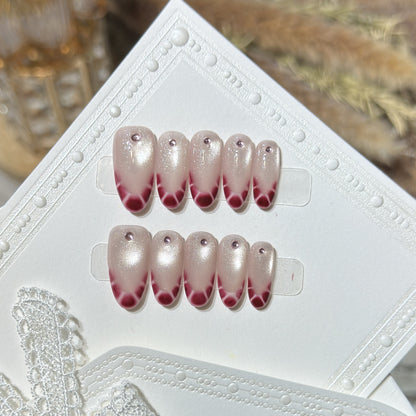 Elegant Gel Press-On Nail Set Acalora