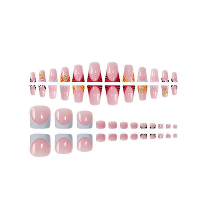 Floral 3D Nail and Pedicure Art Set Acalora